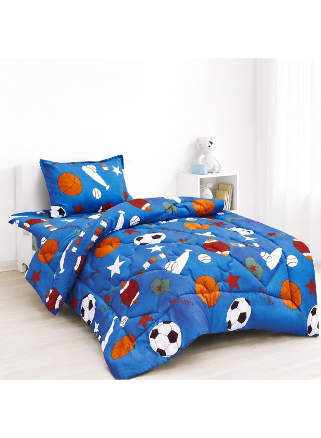 Ming Li Kids Bedspread Set 3 Pieces – Soft Fabric with Medium Filling for Positive Energy and Peaceful Sleep - Image 3